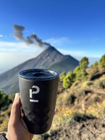 Volcano Fuego in the Morning