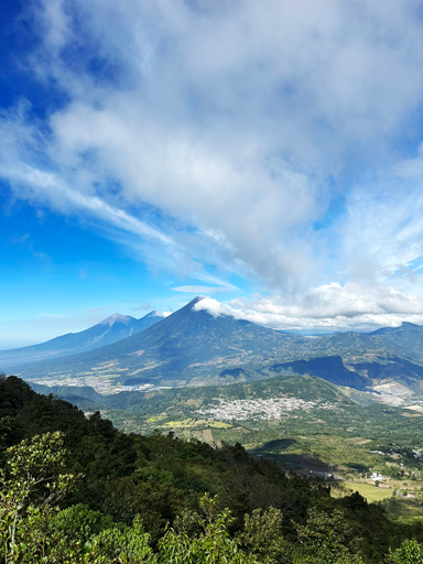 view of feugo from pacaya